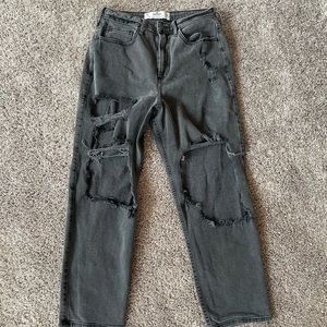 Hollister high rise vintage straight jeans